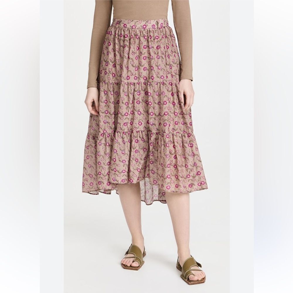 Xirena Iris Hi/Lo Floral Skirt S